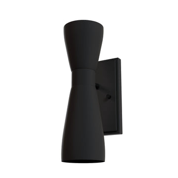 Zola Up and Down 2 Light Sconce Lighting Hunter Matte Black - None 