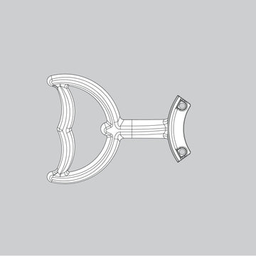 Blade Iron Set-Brushed Nickel - K020005214 Service Parts Casablanca 