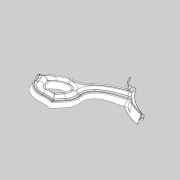 Blade Iron Set-Brushed Nickel - K370005875 Service Parts Hunter 