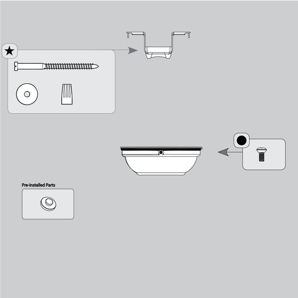 Hanging System-Noble Bronze - K031901834 Service Parts Hunter 