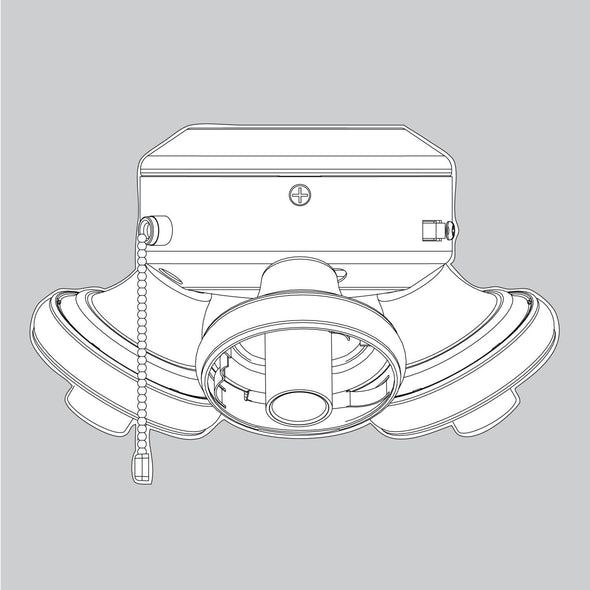 Light Fitter-Provencal Gold - K013318298 Service Parts Hunter 