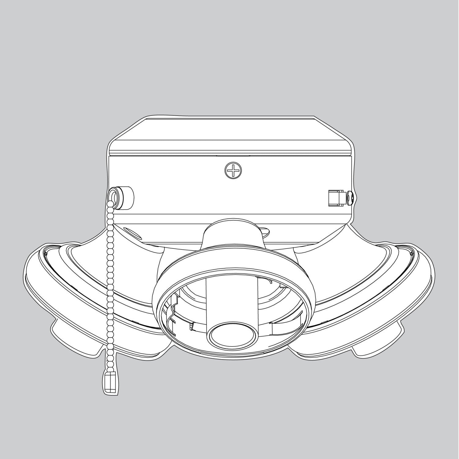 Light Kit-Matte Silver - K013322878 Service Parts Hunter 