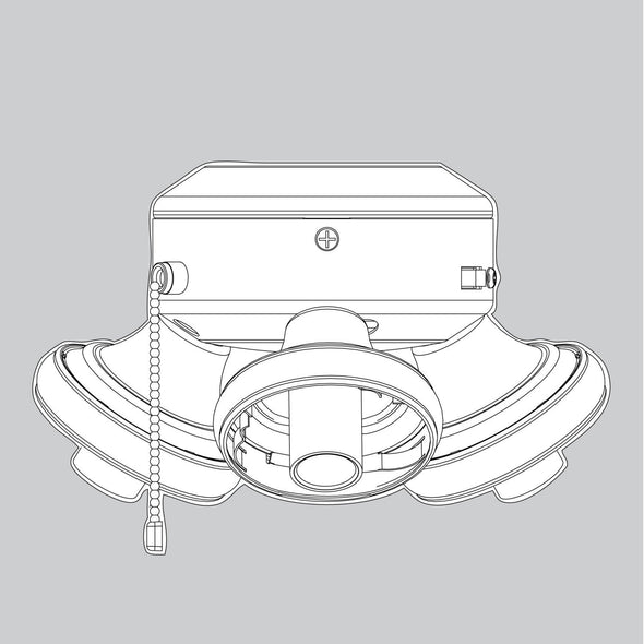 Light Kit-Matte Silver - K013322878 Service Parts Hunter 