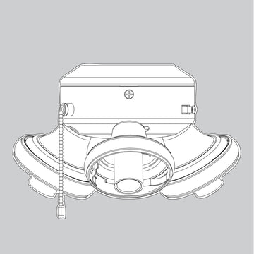 Light Kit-Matte Silver - K013322878 Service Parts Hunter 