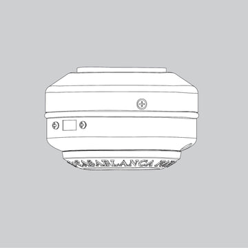 Switch Housing-Empty-Brushed Cocoa - K005804546 Service Parts Casablanca 