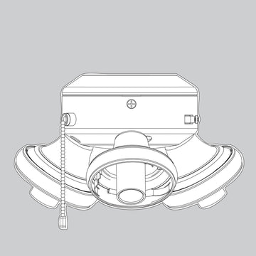 Switch Housing-Empty-Matte Silver - K037501664 Service Parts Hunter 