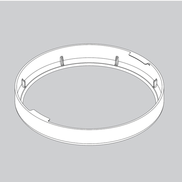 Trim Ring-Canopy-Matte Nickel - 8451201W89 Service Parts Hunter 